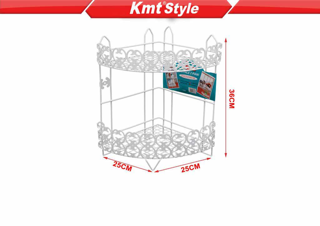 SCAFFALE 2 PIANI 25X25X36CM