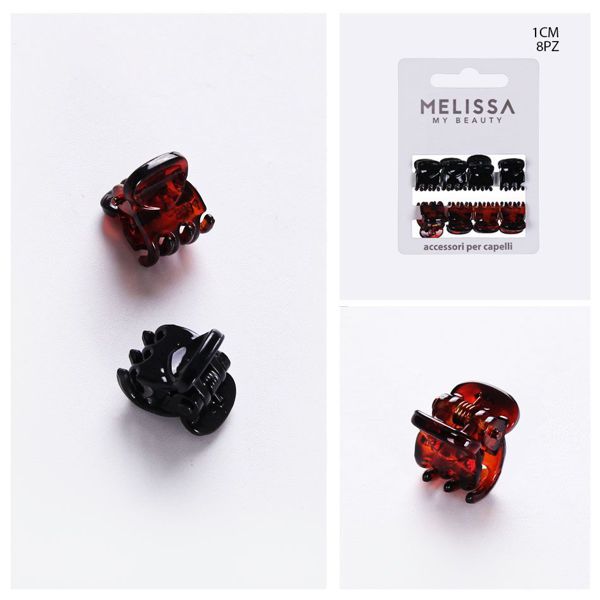 MELISSA MOLLETTINE CAPELLI 1X1 CM 8PZASS.