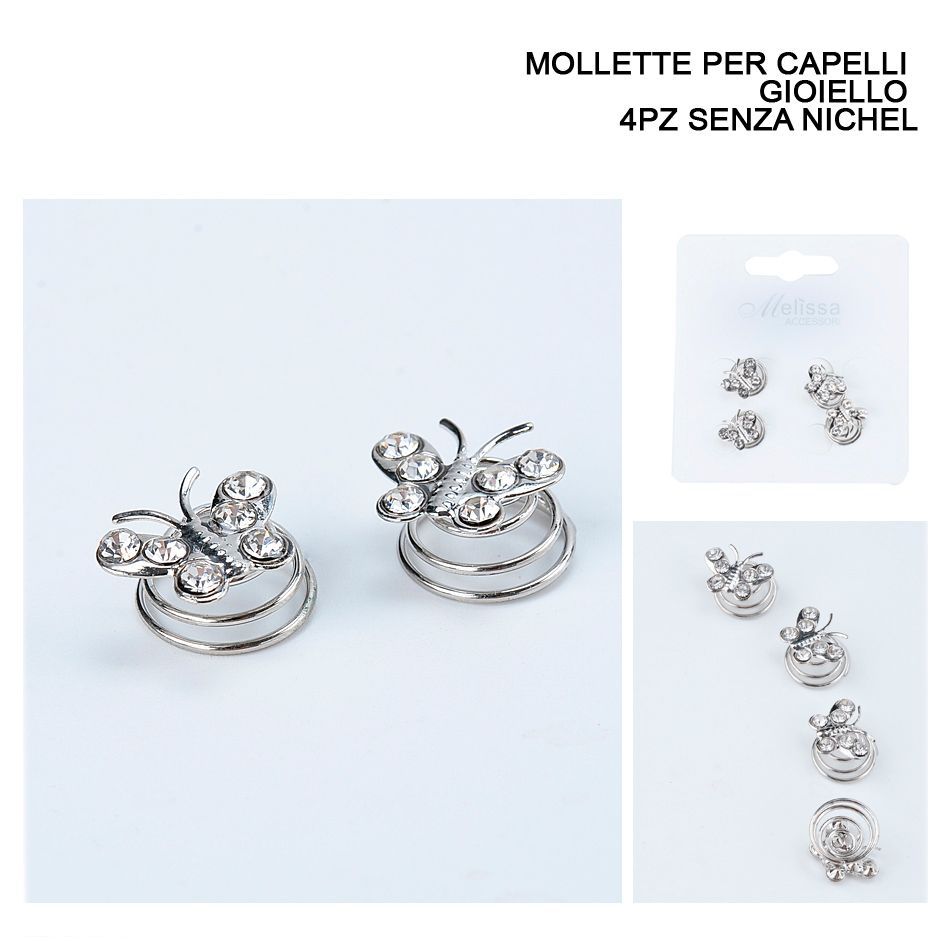 MOLLETTA CAPELLI GIOIELLO 4PZ