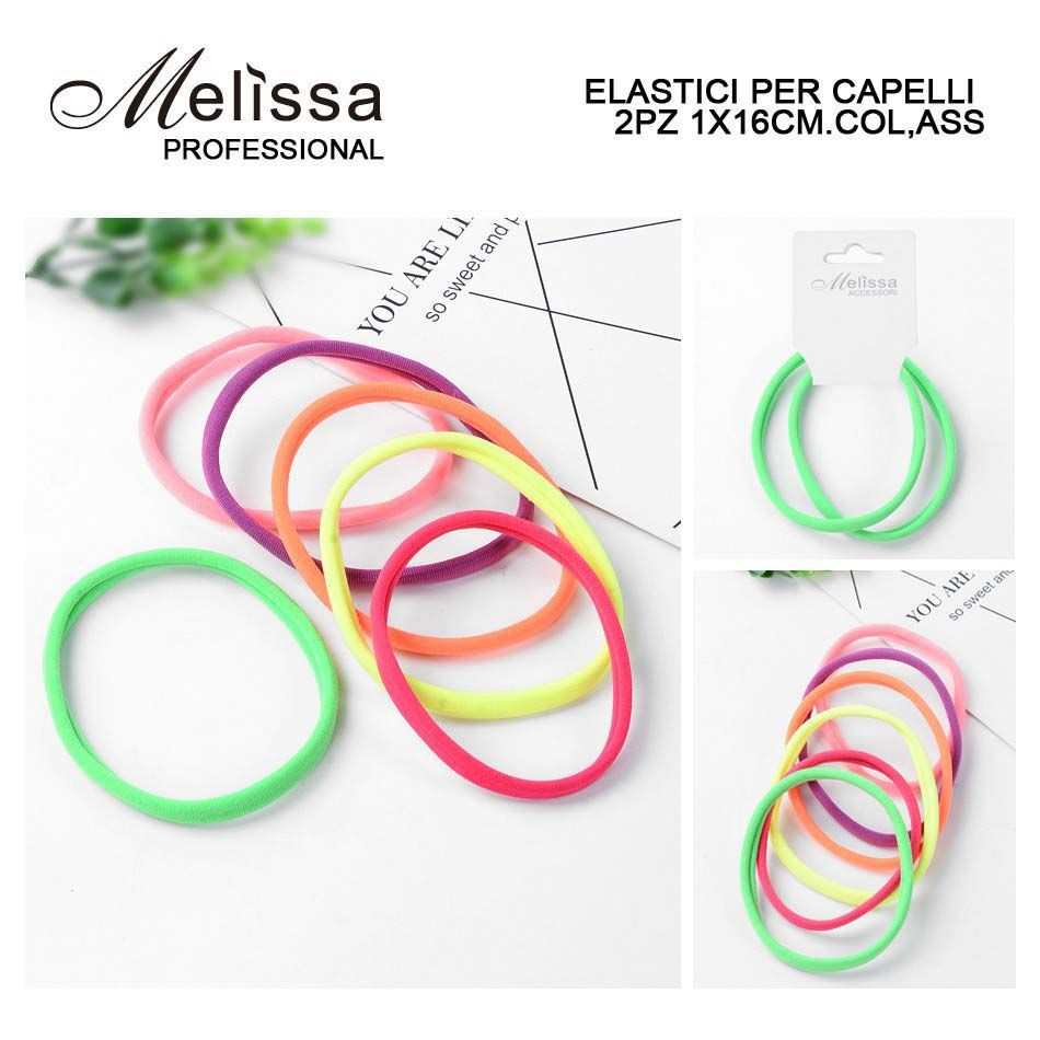 MELISSA ELASTICO CAPELLI 1X16CM 2PZ ASS.