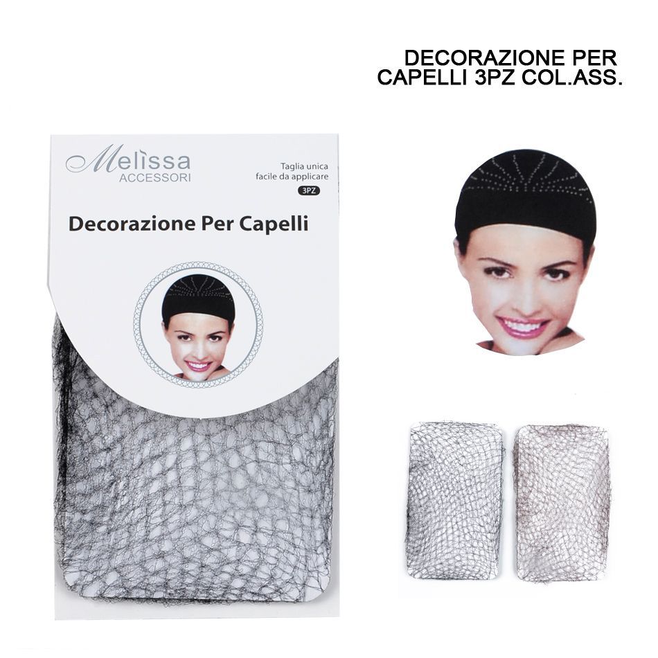 DECORAZIONE CAPELLI 3PZ