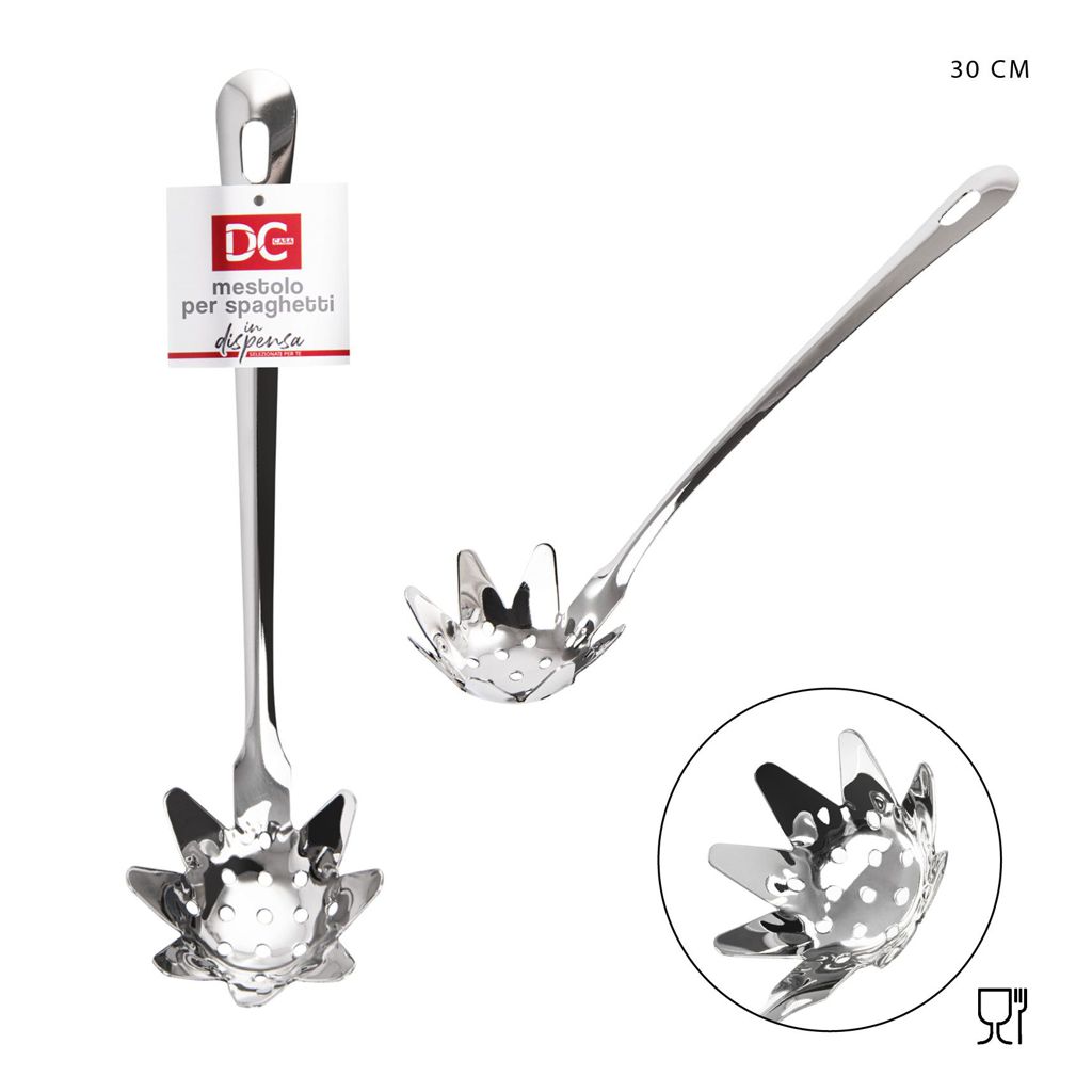 DC CASA  MESTOLO SPAGHETTI INOX 30CM