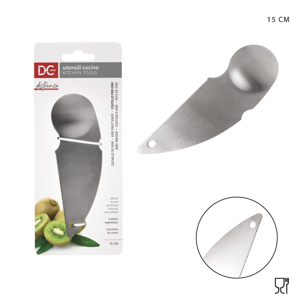 DC CASA COLTELLO KIWI M/FUNZIONE ACCIAIO 15X4.8CM