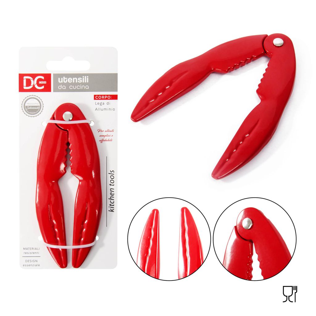 DC CASA  ROMPICHELE IN ALLUMINIO 13X5.2X1CM ROSSO