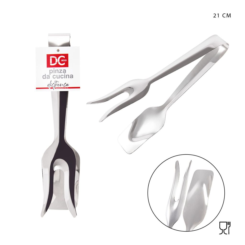 DC CASA  PINZA INOX 21 CM