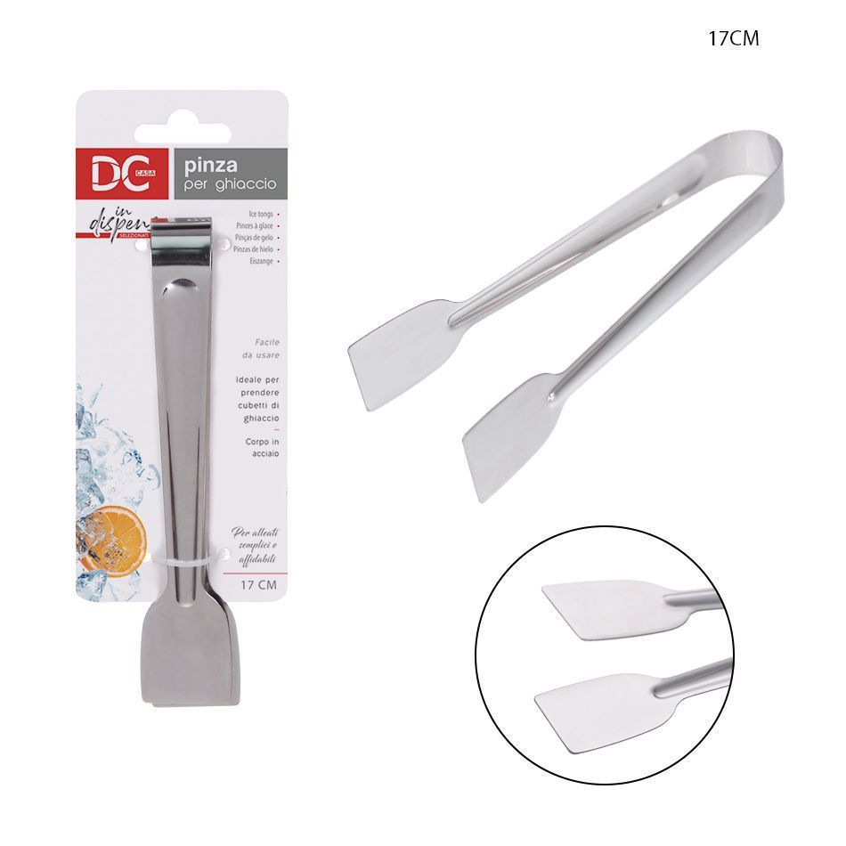 DC CASA  PINZA INOX GHIACCIO 17CM