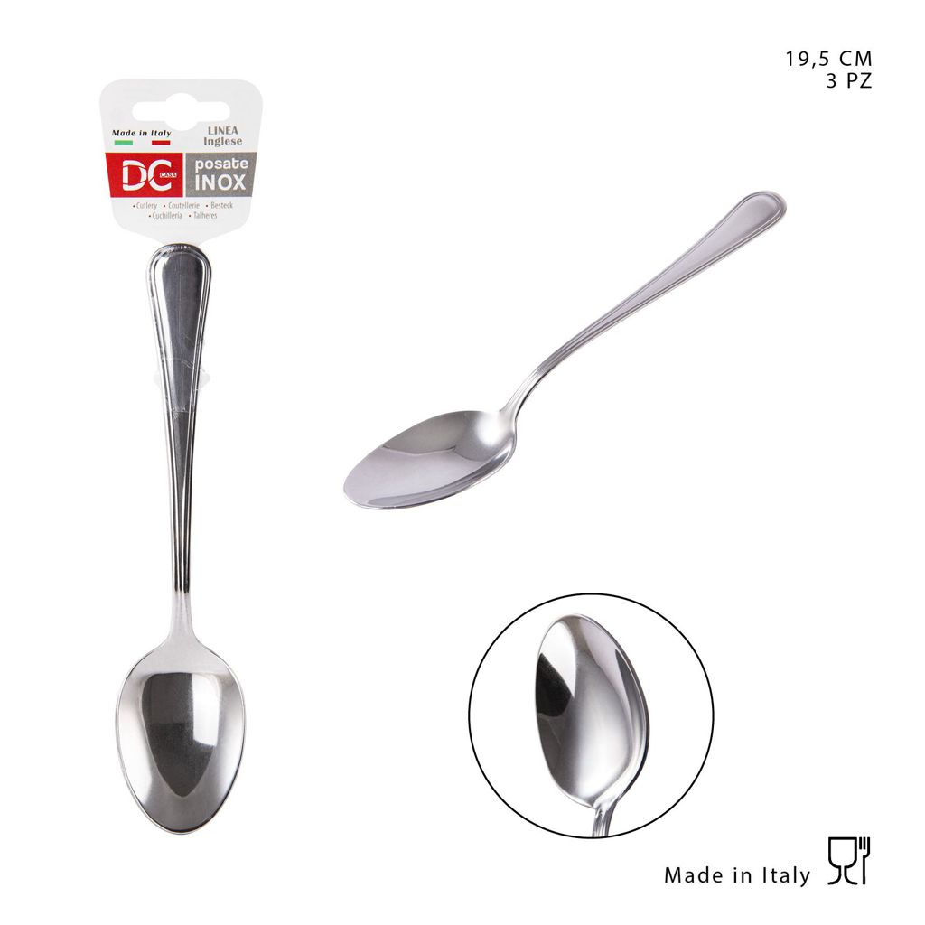 DC CASA  SERVINGLESE 18/C CUCCHIAIO 19.5CM 3PZ