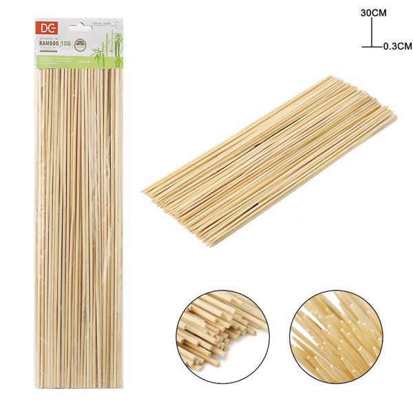 DC CASA SPIEDINI BAMBU 30X0.3CM 100PZ