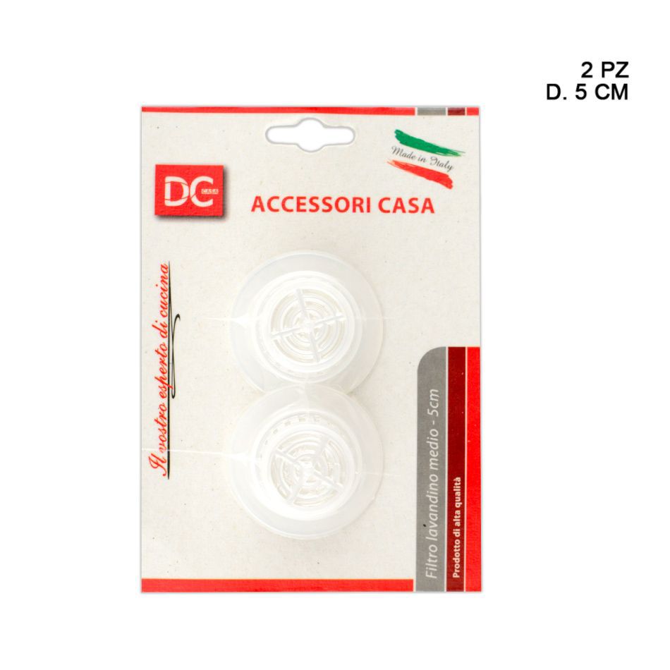 DC CASA FILTRO LAVELLO PLASTICA 5CM 2PZ