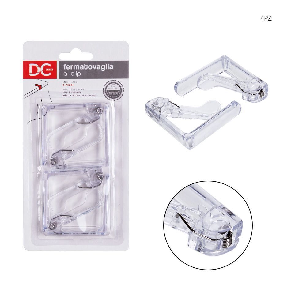 DC CASA FERMATOVAGLIA PLAST 4PZ