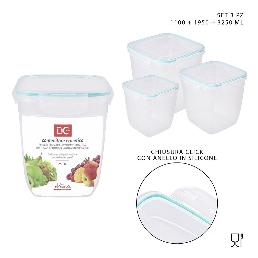 DC CASACONTENITORE PROFOND. 1100+1950+3250ML 3PZ