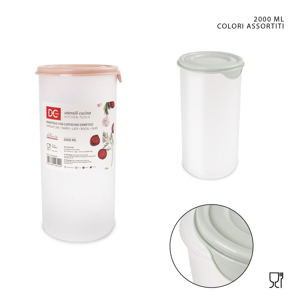 DC CASABARATTOLO C/COP. ERMETICO PLASTICA 2000ML