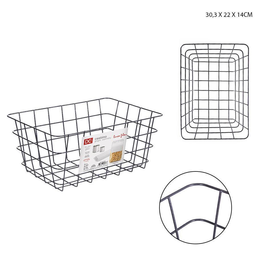 DC CASACESTINO 30.3X22X14CM GR.SATINATO