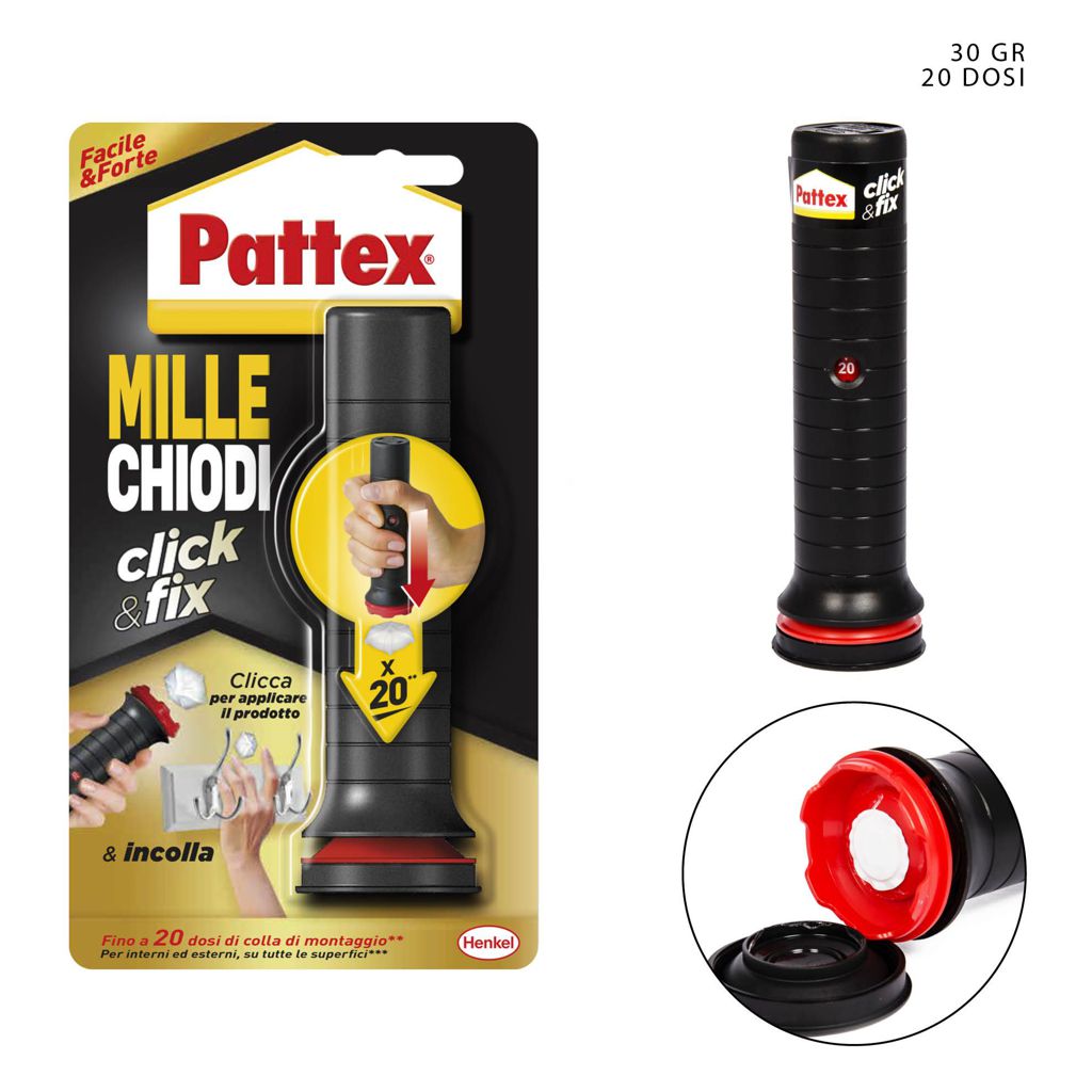 PATTEX MILLECHIODI CLICK FIX 30G 20DOSI a