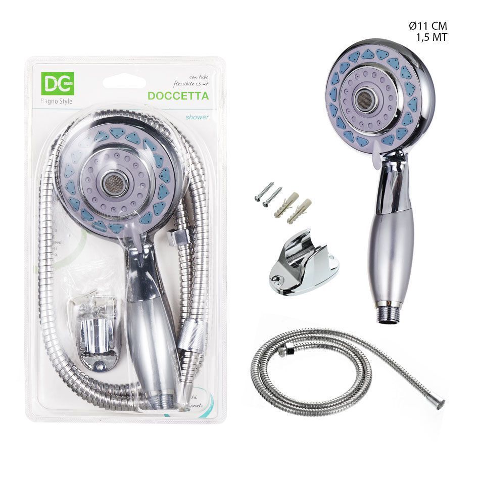 DC CASA DOCCETTA LATTEA 11CM 3R+SUPP.+TUBO 1.5M