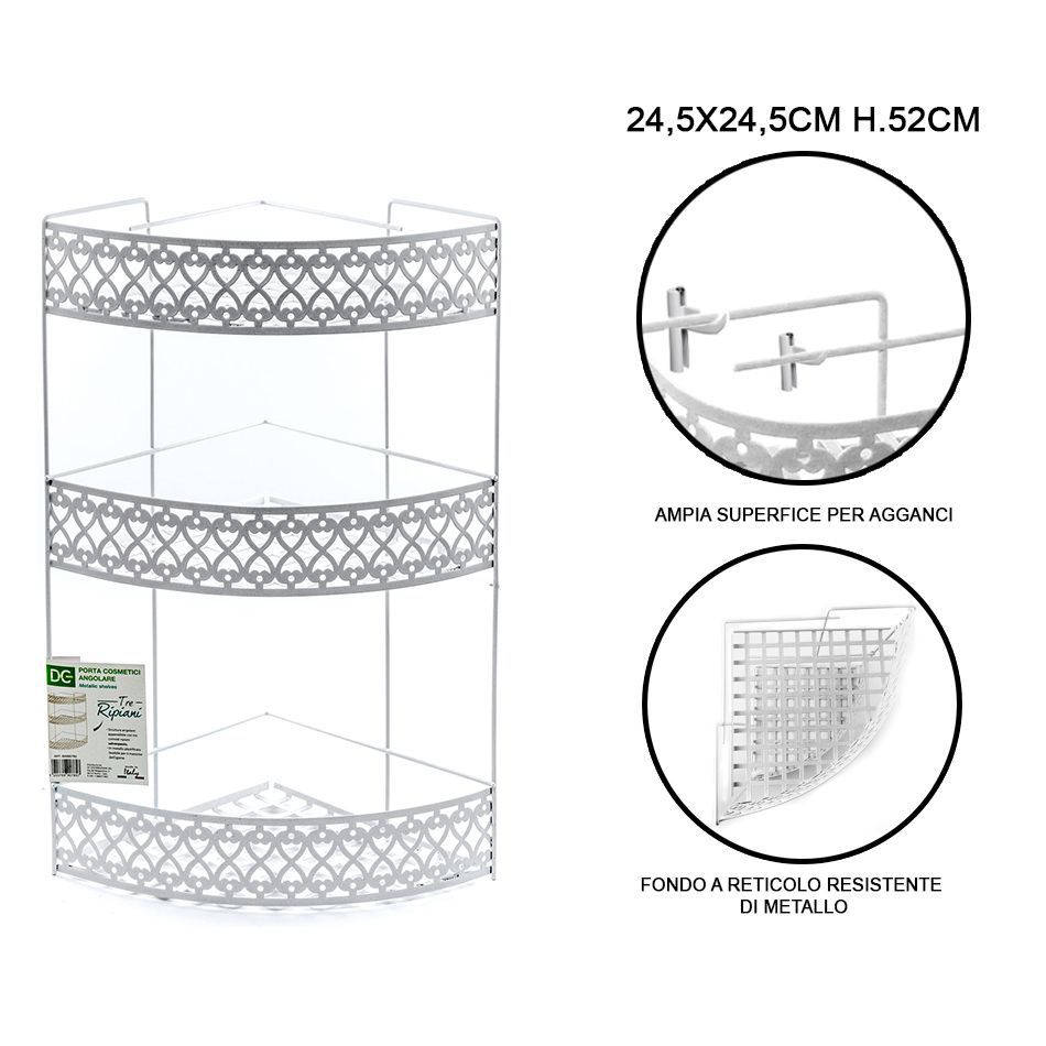 DC CASA P/COSMETICIANGOL 3P H52CM 24.5X24.5CM