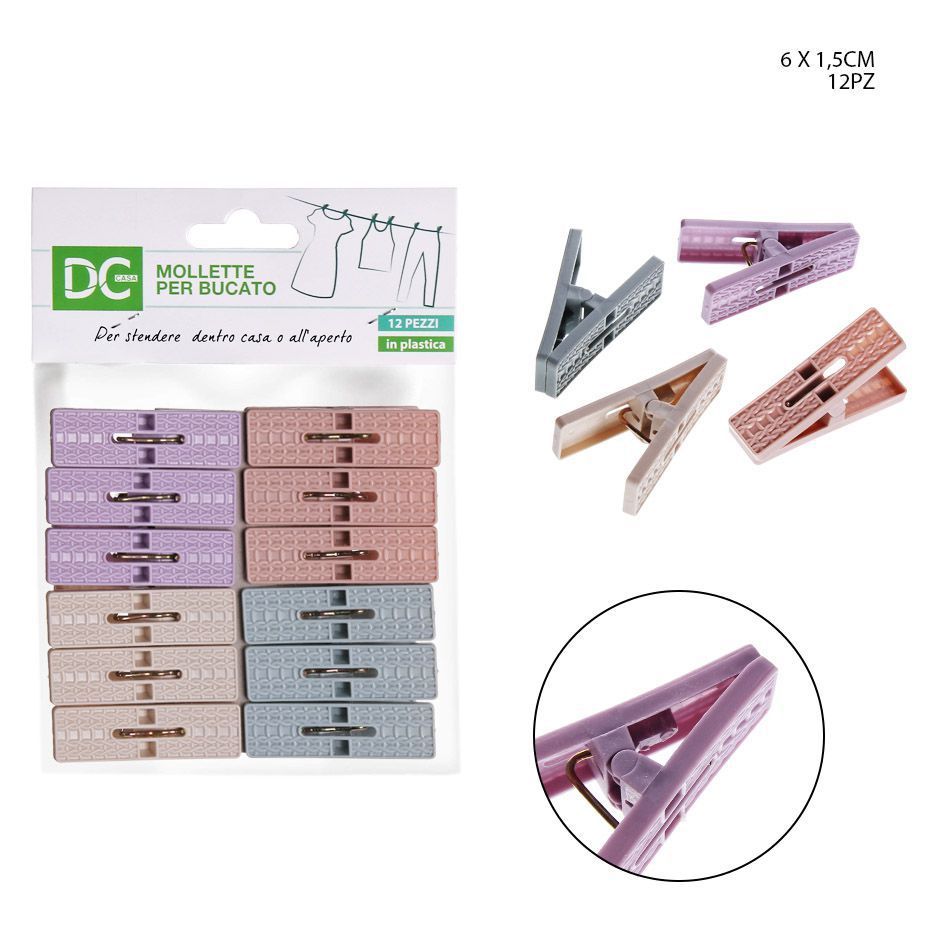 DC CASA MOLLETTE BUCATO PLAST. 6X1.5CM 12PZ