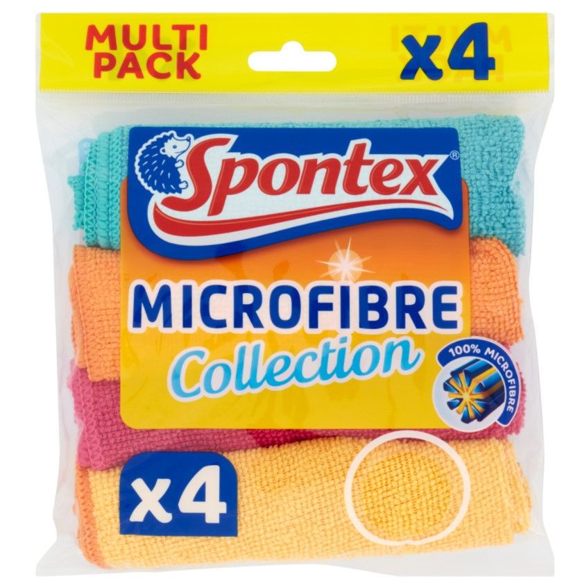 SPONTEX MICROFIBRA X4